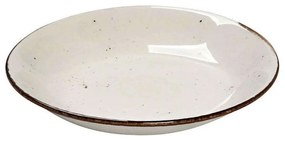 Πιάτο Βαθύ Πορσελάνινο Στρογγυλό Terra TLK105K6 Φ25,5cm Cream Espiel Porcelain