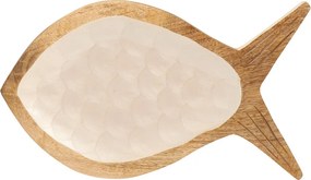 Πιατέλα Διακόσμησης (30x30) K-M Fish White A55600340