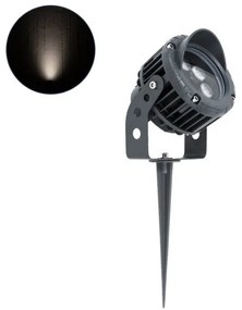 Σποτ Φωτιστικό για Φυτά 6W IP65 4500K Αλουμίνιο Γκρι 90358 Globostar-90358-Ανθρακί 90358