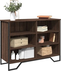 vidaXL Ντουλάπι Καφέ Δρυς 101x35,5x74,5 εκ. Επεξεργασμένο Ξύλο