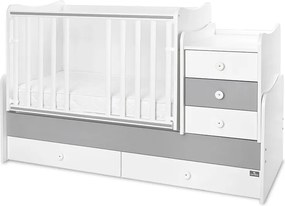 BED MAXI PLUS NEW 70/160 WHITE/STONE GREY