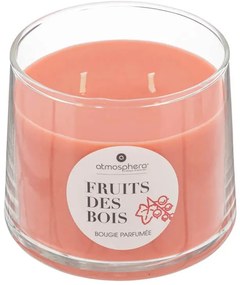 Αρωματικό κερί Αtmosphera με διάρκεια καύσης 22 ώρες, άρωμα Fruits des Bois και διαστάσεις 10x8cm