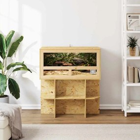 vidaXL Terrarium Καφέ 80 x 40 x 90 εκ OSB