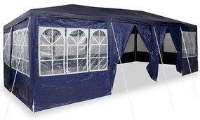 vidaXL Σκηνή Πάρτυ Μπλε και άσπρο 800 x 400 x 266 εκ