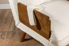 Πολυθρόνα-Κρεβάτι Λευκό COSMO SINGLE 77x70x82