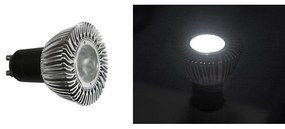 Adeleq Led Λάμπα Ισχύος Gu10 Αλουμινίου 5W 15° Ντιμαριζόμενο Με Εναλλάξιμο Φακό Ψυχρό 13-1015150