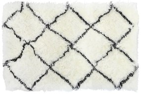 Χαλί DKD Home Decor 120 x 180 x 5 cm πολυεστέρας Λευκό Ρόμπος