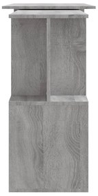 vidaXL Γραφείο Γωνιακό Γκρι Sonoma 200x50x76 εκ. Επεξεργασμένο Ξύλο