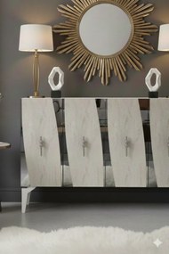 Stewehome κονσόλα τηλεόρασης πολύχρηστο ντουλάπι και γωνιά καφέ 120x32x79 cm