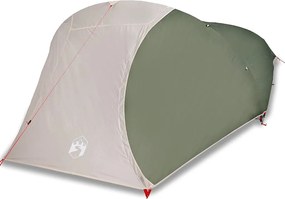 vidaXL Σκηνή Κάμπινγκ 4 Ατόμων Αδιάβροχη Πράσινη