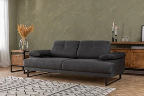2-Seat Sofa-Bed Mustang - Anthracite Anthracite