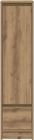 vidaXL Ντουλάπα τεχνίτης Δρυς 29,5x34x119,5 εκ. από Επεξεργασμένο Ξύλο
