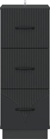 vidaXL Ντουλάπι με Συρτάρια 33 x 34,5 x 87 εκ. Επεξεργασμένο Ξύλο