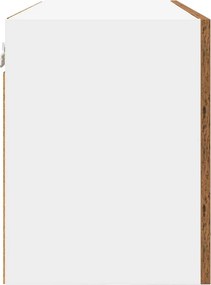 vidaXL Κρεμαστό ντουλάπι Παλαιωμένο ξύλο 80 x 31 x 40 cm