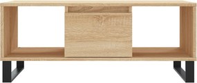 vidaXL Τραπεζάκι Σαλονιού Sonoma Δρυς 90x50x36,5 εκ. Επεξεργασμ. Ξύλο