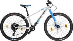 Thunder 27 Inch XS Junior 9SP Hydraulic Disc Brake SilverBlueRock Machine