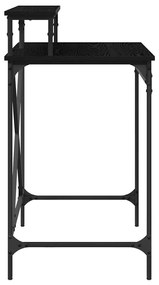 vidaXL Γραφείο Μαύρη Οξυά 80 x 50 x 90 cm Επεξεργασμένο ξύλο