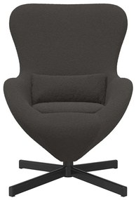 vidaXL Πολυθρόνες, Ρικλάινες & Καναπέδες Σκούρο γκρι Κανονικός Ύφασμα