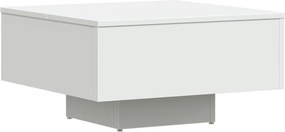 vidaXL Τραπεζάκι Σαλονιού Λευκό 60 x 60 x 31,5 εκ. από Επεξ. Ξύλο