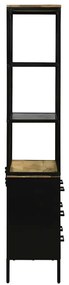vidaXL Highboard Καφέ 70 x 35 x 180 εκ. Μασίφ ξύλο μάνγκο