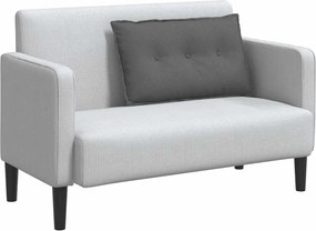 vidaXL Μαξιλάρι Πλάτης Σκούρο Γκρι 80 x 19 x 50 εκ ύφασμα