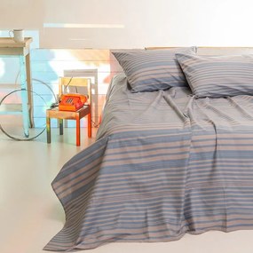 Σεντόνι Stripe Urban Line Mixology Jean Melinen Queen Size 245x270cm 100% Βαμβάκι