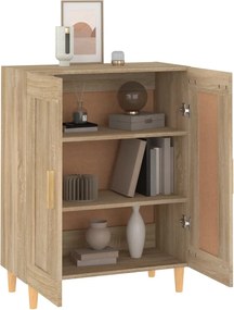 vidaXL Ντουλάπι Sonoma Δρυς 69,5 x 34 x 90 εκ. από Επεξεργασμένο Ξύλο