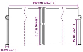 ΣΚΙΑΣΤΡΟ ΠΛΑΪΝΟ ΣΥΡΟΜΕΝΟ ΛΕΥΚΟ 140 X 600 ΕΚ. 4004616