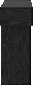 vidaXL Μαύρη Δρυς 101 x 30 x 74 εκ