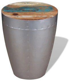 vidaXL Σκαμπό Aviator από Μασίφ Ανακυκλωμένο Ξύλο