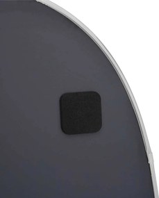 vidaXL Καθρέφτης Τοίχου Ασημί 80x50 εκ.