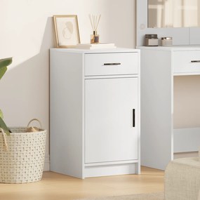 vidaXL Πλαϊνό γραφείο Λευκό 40 x 40.5 x 75 εκ Επεξεργασμένο ξύλο