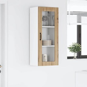vidaXL Ραφιέρα τοίχου LUCCA Artisan Δρυς 40 x 31 x 100 εκ.