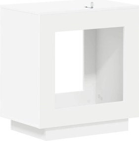 vidaXL Τραπεζάκι Πλευράς Λευκό 60 x 40 x 65 εκ. Επεξεργασμένο Ξύλο