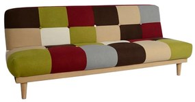 Καναπές - Κρεβάτι Leonardo 3θέσιος Πολύχρωμος 180x80x75Υ εκ. 180x80x75 εκ.