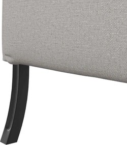 vidaXL Καναπές Υψηλής Πλάτης 101cm Σκούρο γκρι ύφασμα