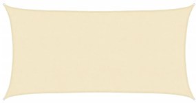 vidaXL Πανί Σκίασης Ορθογώνιο Κρεμ 2 x 4 μ. από HDPE