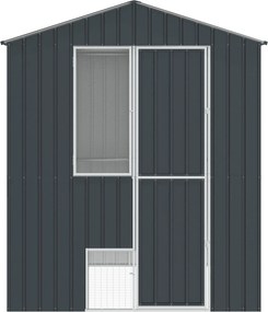 vidaXL Κλουβί Πουλιών Ανθρακί 215 x 210 x 247 εκ.