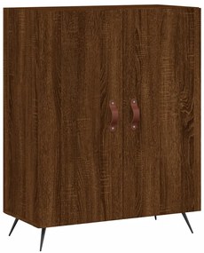 vidaXL Ντουλάπι Καφέ Δρυς 69,5 x 34 x 180 εκ. από Επεξεργασμένο Ξύλο
