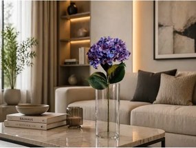 Stewehome Τεχνητό μονό κλαδί πολυτελές ορτανσία διακοσμητικό μοντέρνο λουλούδι