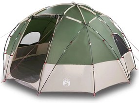 vidaXL Σκηνή Camping με στέγη Πράσινο 475 x 475 x 235 εκ. Πολυεστέρας