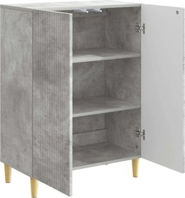 vidaXL Πλαϊνό γραφείο Γκρι Σκυροδέματος 66 x 34,5 x 90 εκ