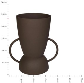 Κασπώ ArteLibre Καφέ Μέταλλο 20x13x23cm