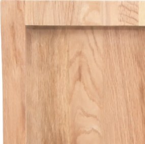 vidaXL Πάγκος Μπάνιου Αν. Καφέ 80x50x(2-4) εκ. Επεξεργ. Μασίφ Ξύλο