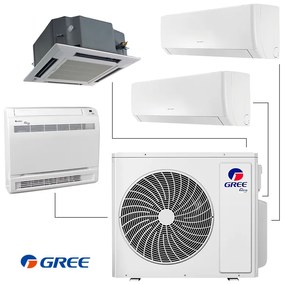 Εξωτερική μονάδα Gree GWHD(36)NK6OO, 36000 BTU, 74 m2, A+/A, R-32, Λευκό