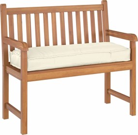 vidaXL Μαξιλάρι Κρεμ 110 x 40 x 8 εκ Ύφασμα Όξφορντ