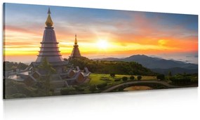 Εικόνα πρωινής ανατολής πάνω από την Ταϊλάνδη - 120x60