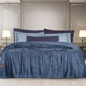 Κουβέρτα Υπέρδιπλη Fleece 220X240 Greenwich Polo Club 2498 ΜΠΛΕ