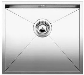Blanco Zerox 450-U Inox Λείος Νεροχύτης Υποκαθήμενος με 1 Γούρνα 49x44 cm