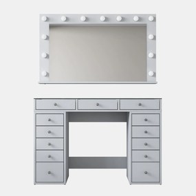 Τουαλέτα Μακιγιάζ Λευκό CABREDO 120x44.5x79.8